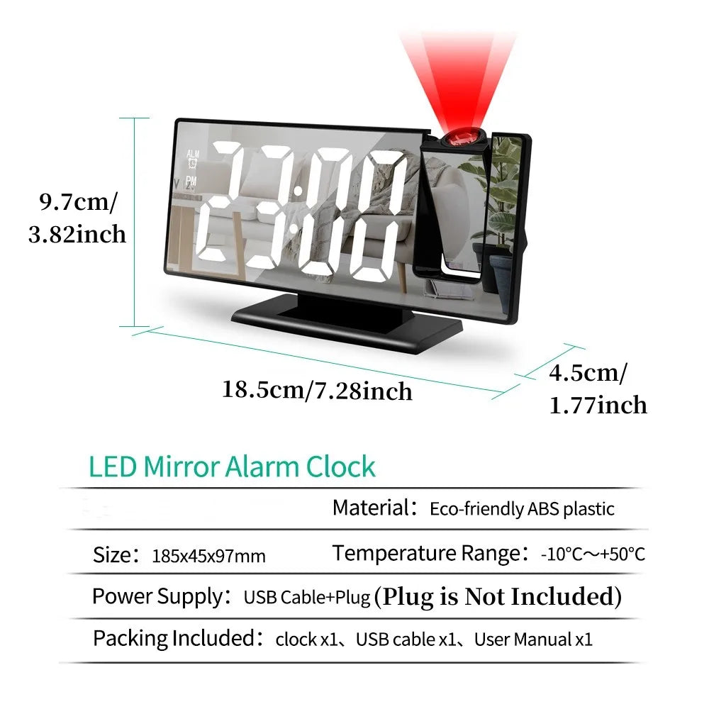 Digital Projection Clock
